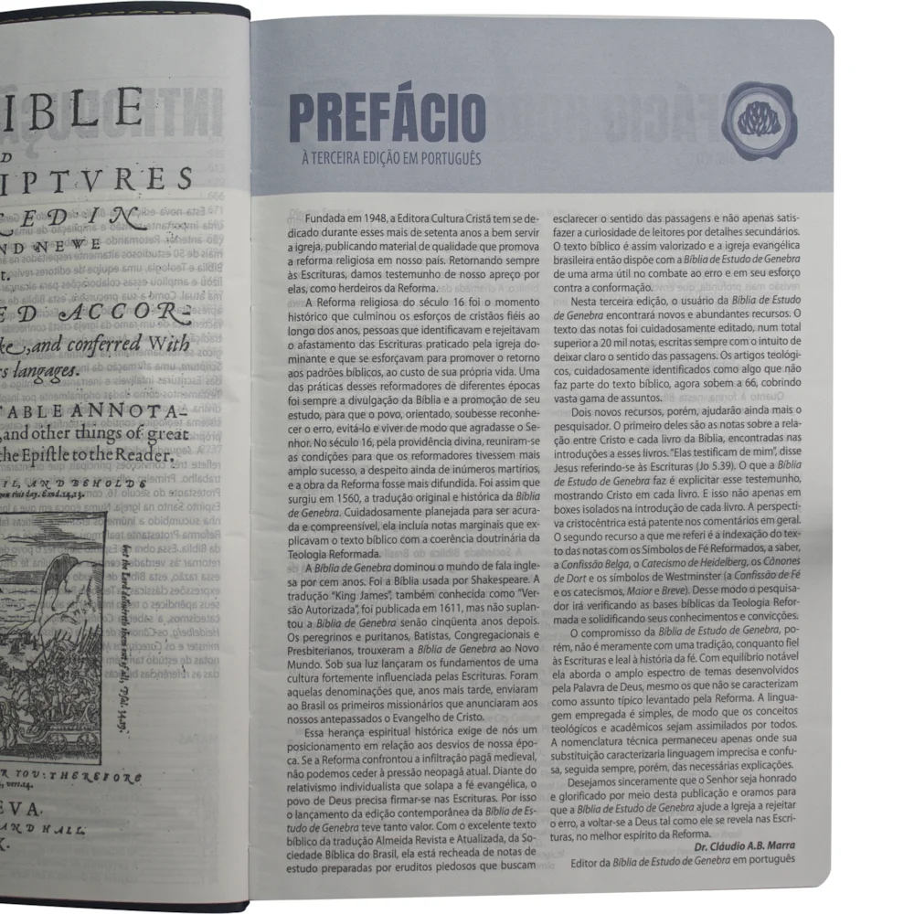 Bíblia de Estudo de Genebra | ARA | Preta