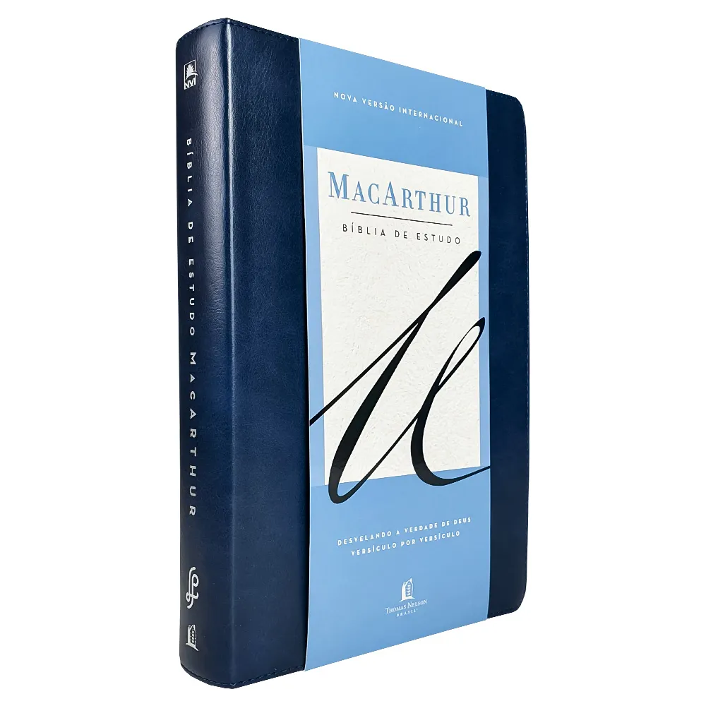 Bíblia de Estudo MacArthur | NVI | Azul