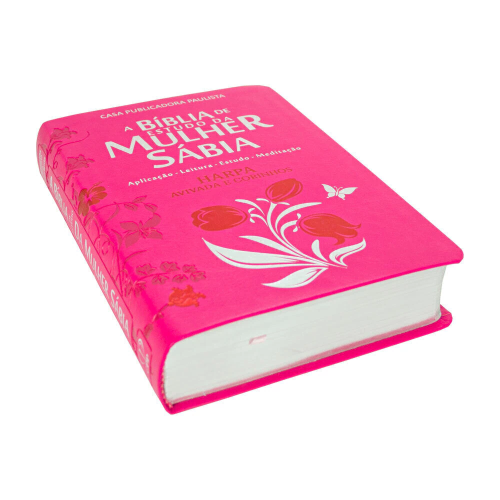 Bíblia de Estudo da Mulher Sábia | ARC | Pink