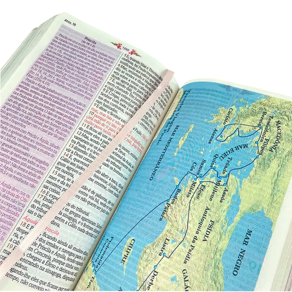 Bíblia de Estudo da Mulher Sábia | ARC | Pink