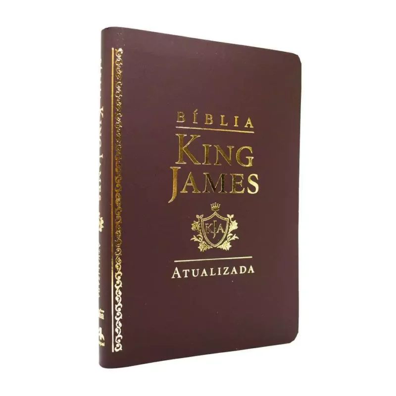 Bíblia Slim King James Atualizada | Luxo Marrom