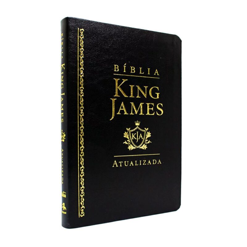 Bíblia Slim King James Atualizada | Luxo Preta