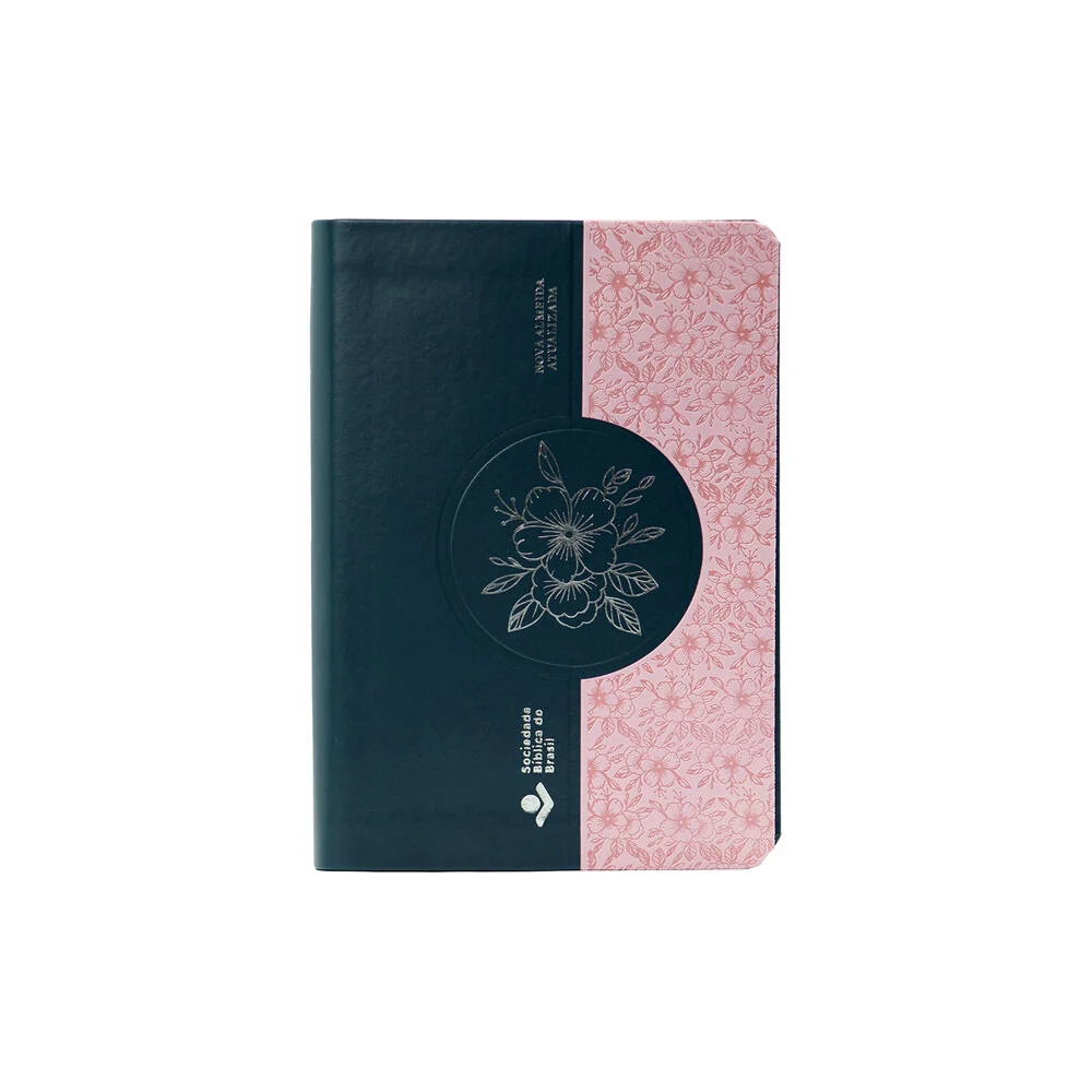 Bíblia Sagrada Letra Supergigante Média | NAA | Azul e Rosa