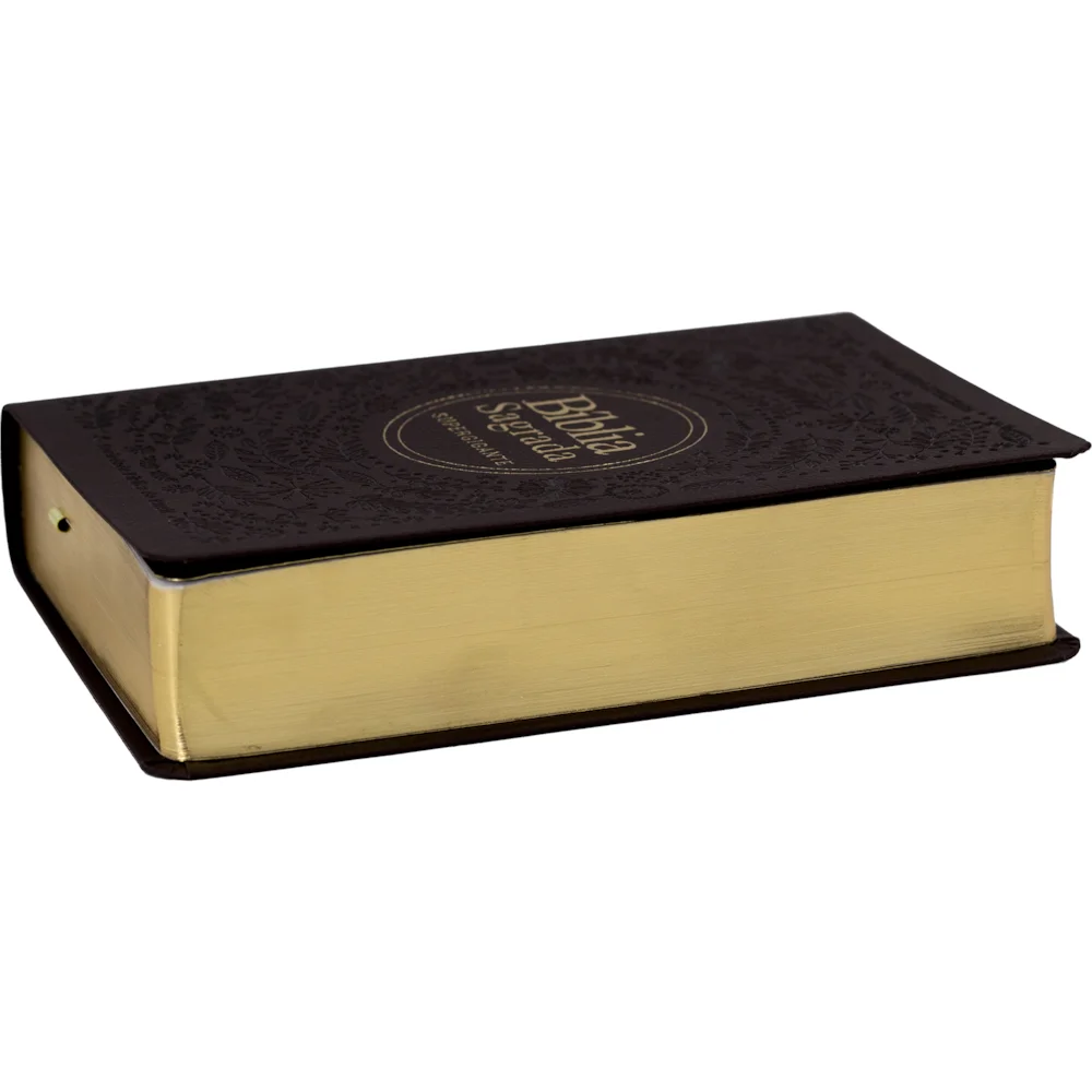 Bíblia Sagrada Letra Supergigante Média | NAA | Vinho