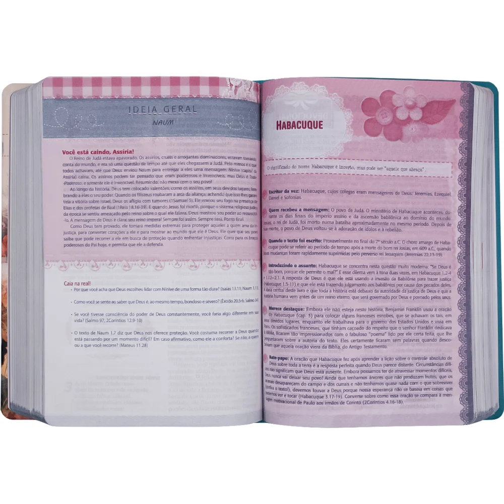 Bíblia de Estudo | Entre Meninas e Deus | NTLH | Capa Meninas