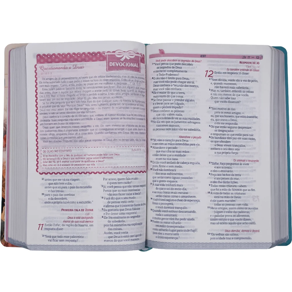 Bíblia de Estudo | Entre Meninas e Deus | NTLH | Capa Meninas