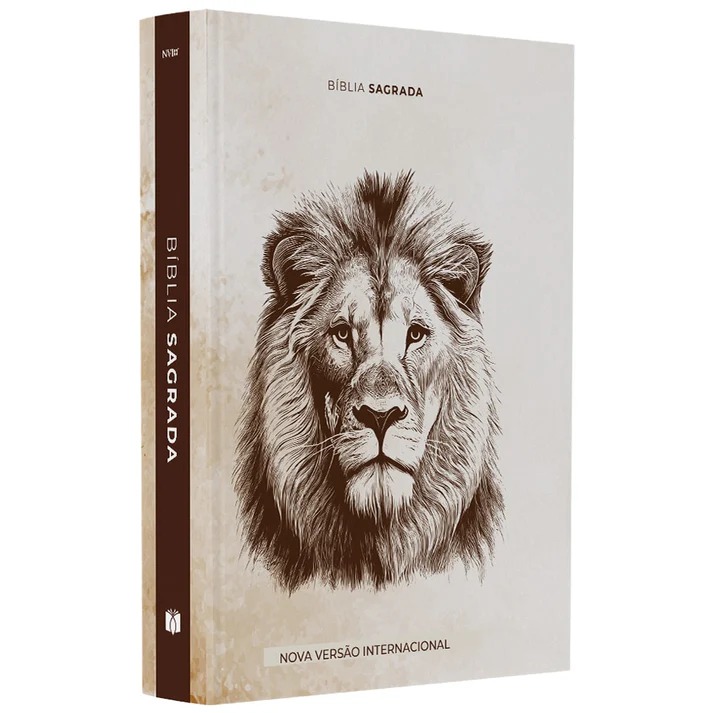 Bíblia Sagrada Leão de Judá | NVI | Letra Maior | Capa Dura Ilustrada