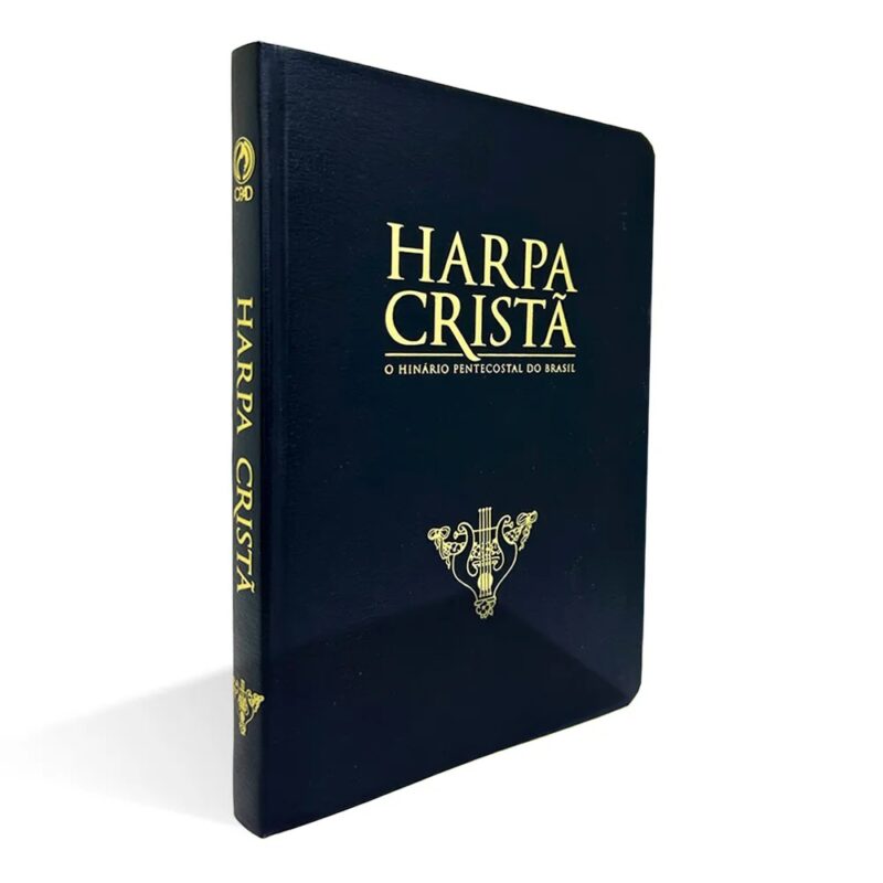 Harpa Cristã Semi Luxo | Média | Preta