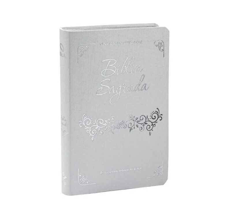 Bíblia Sagrada Letra Grande | NAA | Branca | Edição Casamento