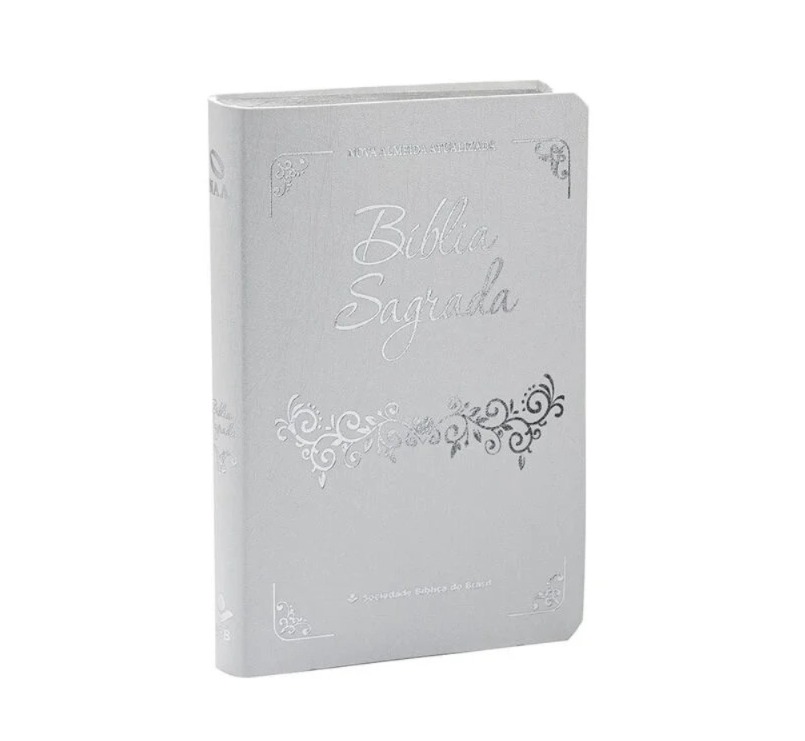 Bíblia Sagrada Letra Grande | NAA | Branca | Edição Casamento