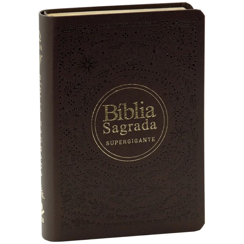 Bíblia Sagrada Letra Supergigante Média | NAA | Vinho
