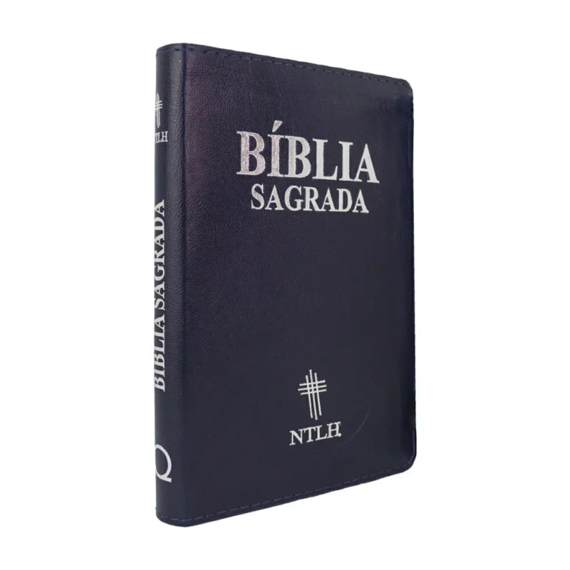 Bíblia Letra Pequena | NTLH | Luxo Azul