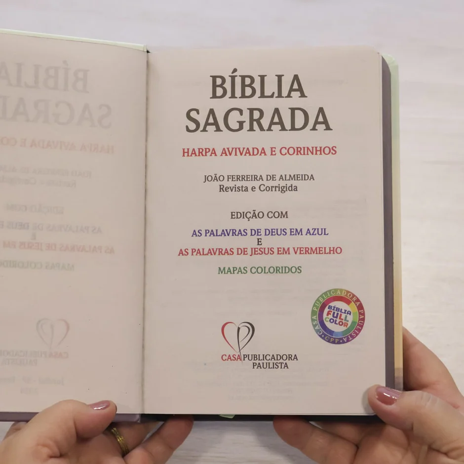 Bíblia Letra Maior | ARC | Tua Graça | Capa Dura | Harpa e Corinhos