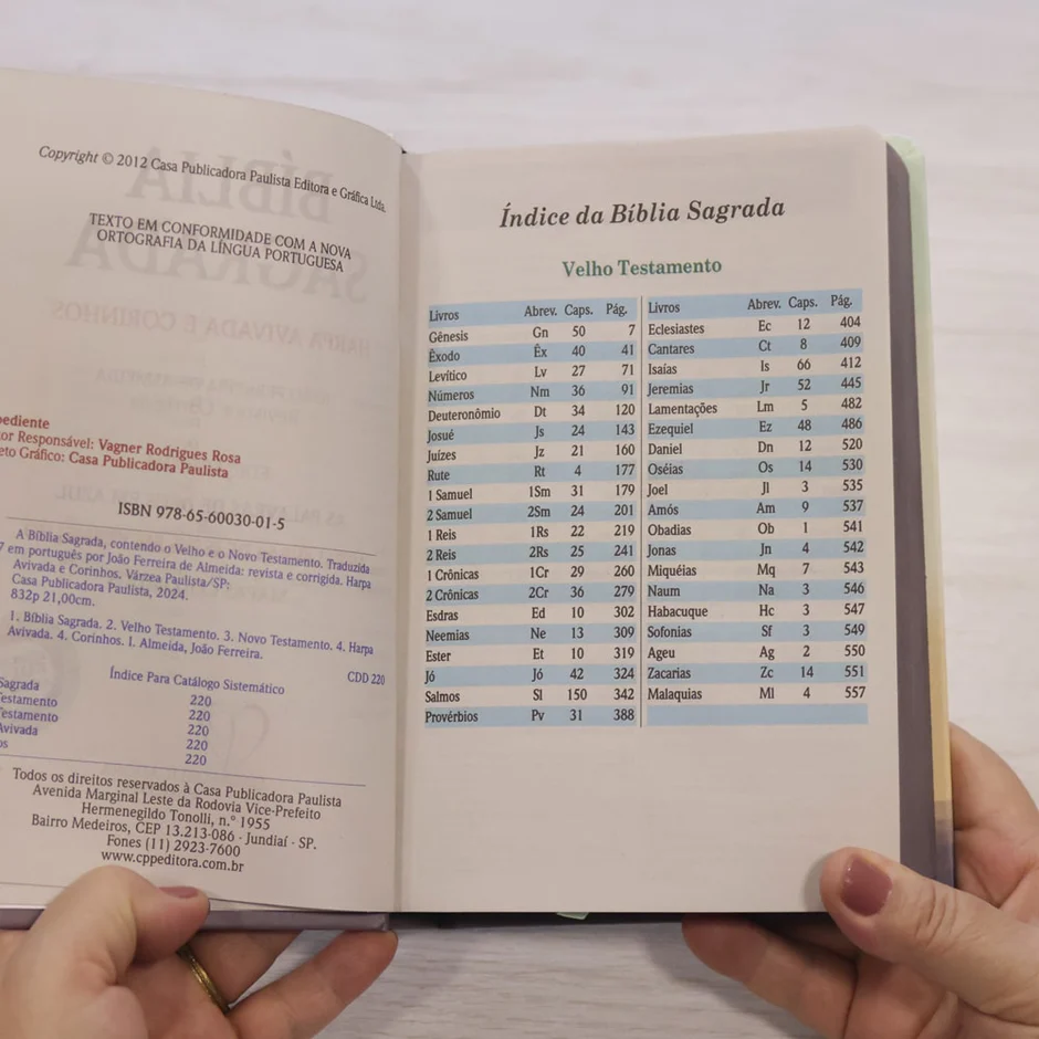 Bíblia Letra Maior | ARC | Tua Graça | Capa Dura | Harpa e Corinhos