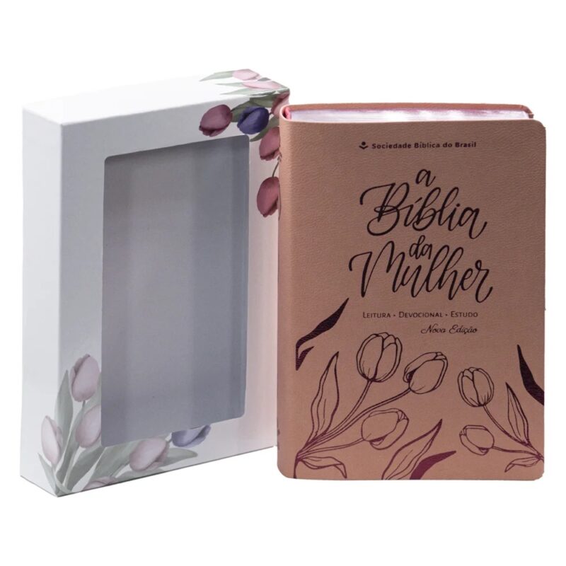 A Bíblia da Mulher | Grande | NAA | Rosa