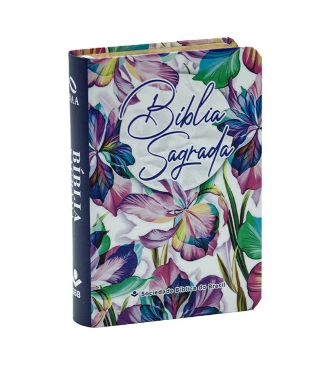 Biblia Edição de Bolso | NAA | Flor Roxa