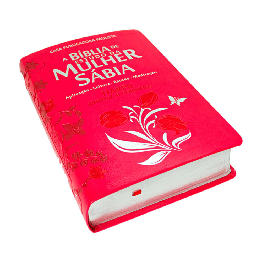 Bíblia de Estudo da Mulher Sábia | ARC | Vermelha