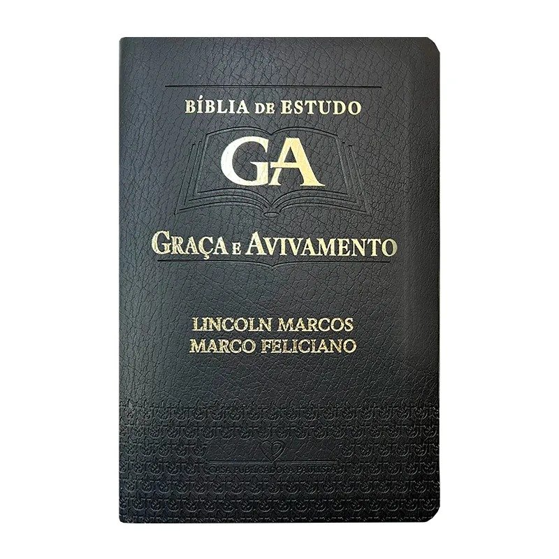 Bíblia de Estudo Graça e Avivamento | ARC | Preta