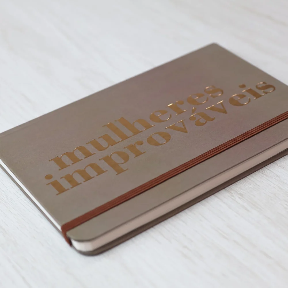 Moleskine Mulheres Improváveis | Bronze | Viviane Martinello